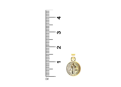 Fashionable St Benedict Coin Pendant